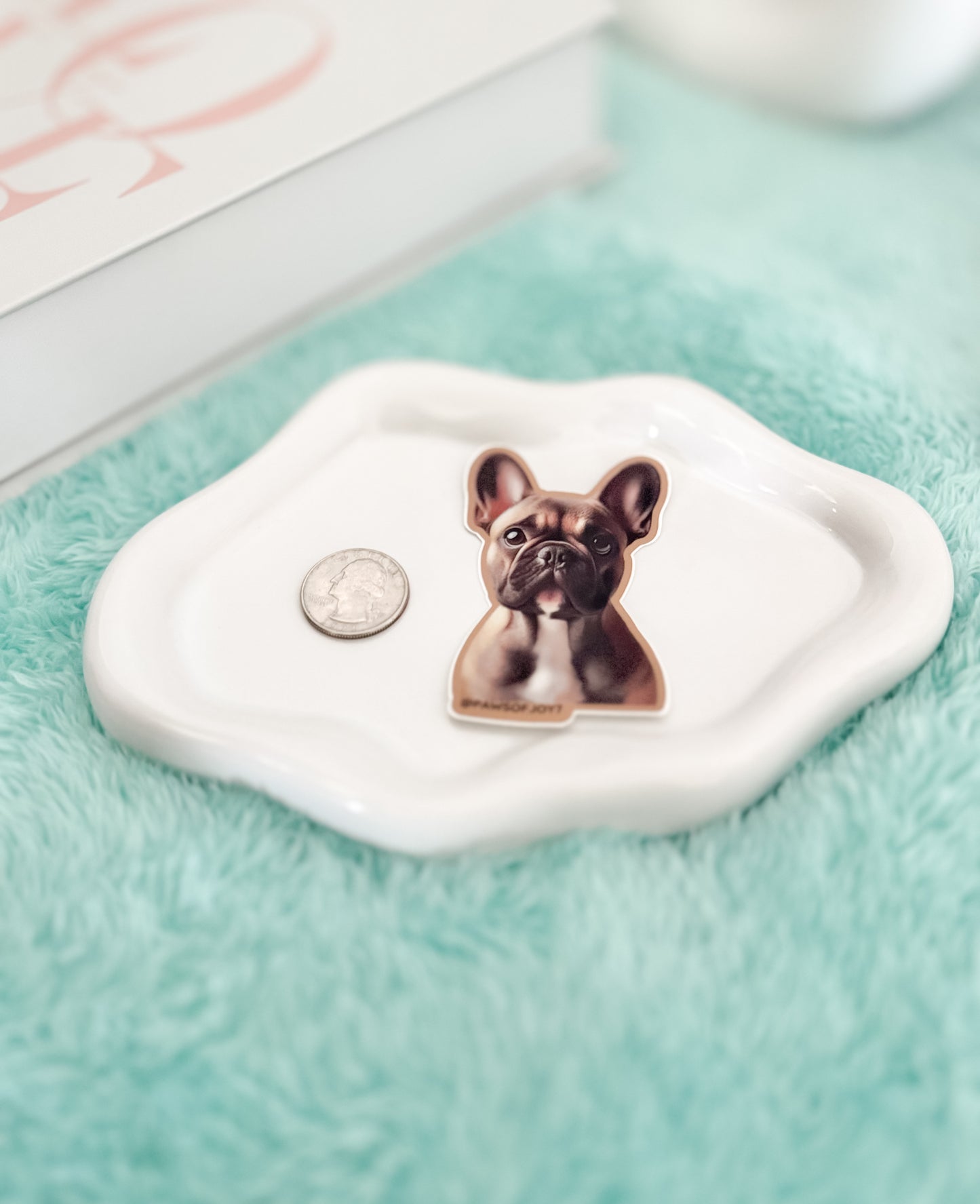 FRENCHIE – DESIGNED WITH LOVE STICKER
