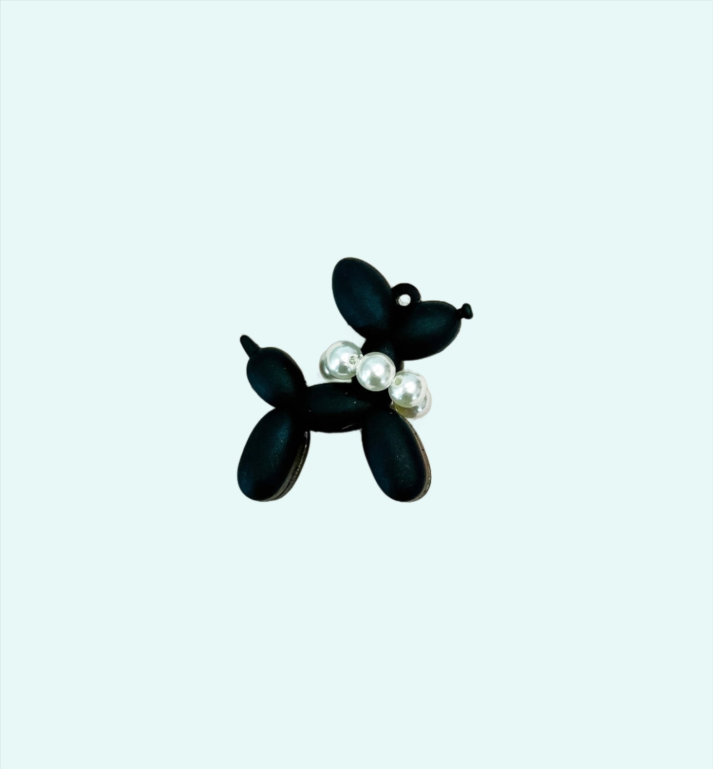 PVC Balloon Dog keychain in minimalist design, lightweight and durable, bringing playful charm and a touch of joy for dog moms on the go.