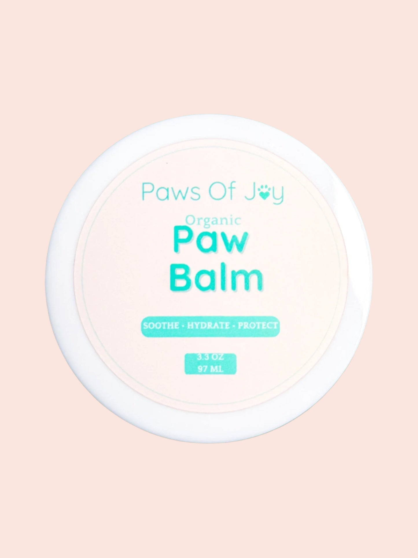 Organic paw balm made with love to soothe, protect, and pamper your dog’s precious paws, nose, and elbows.