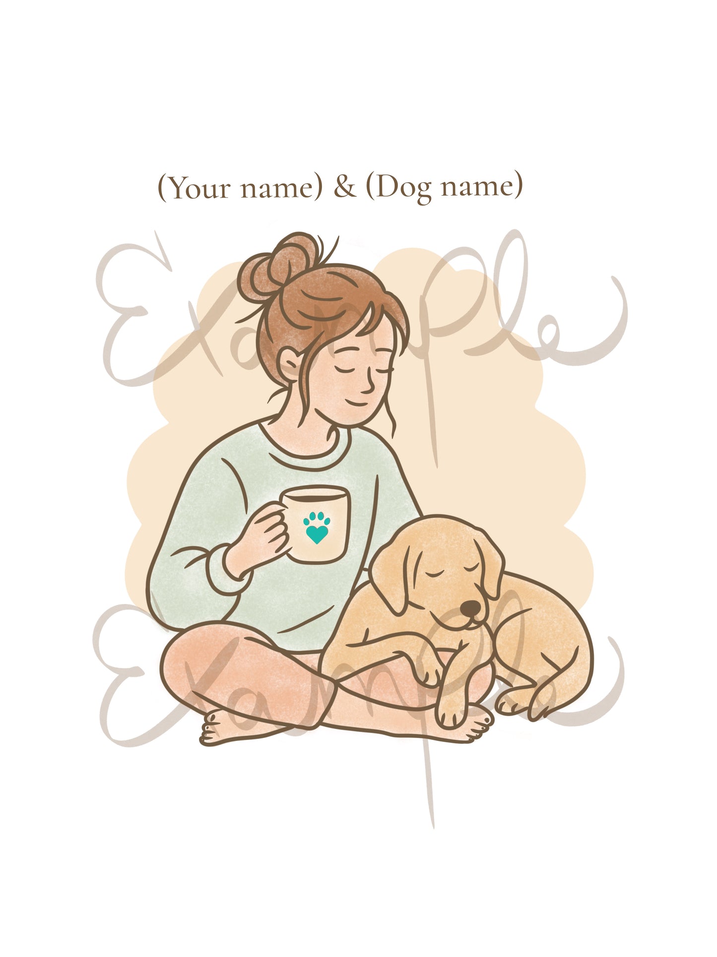 PERSONALIZED STICKER SET–10 PCS (SAME DESIGN)