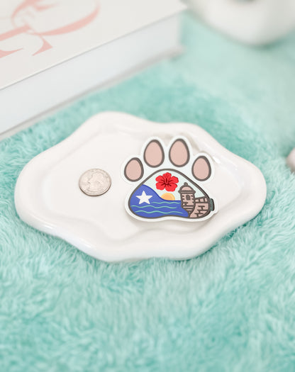 BORICUA PAW – HAND-DRAWN STICKER