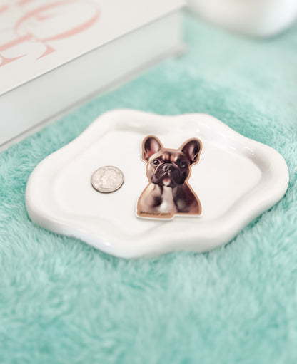 FRENCHIE – DESIGNED WITH LOVE STICKER