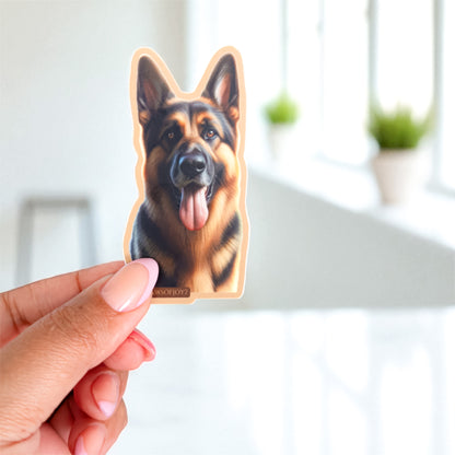 GERMAN SHEPHERD – DESIGNED WITH LOVE STICKER