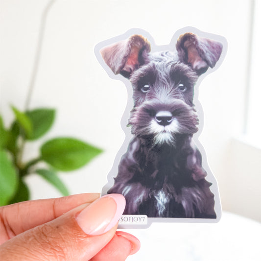 SCHNAUZER – DESIGNED WITH LOVE STICKER