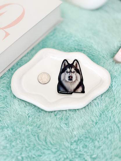 HUSKY – DESIGNED WITH LOVE STICKER
