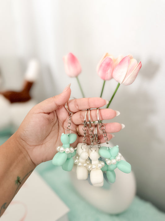 PVC BALLOON DOG KEYCHAIN