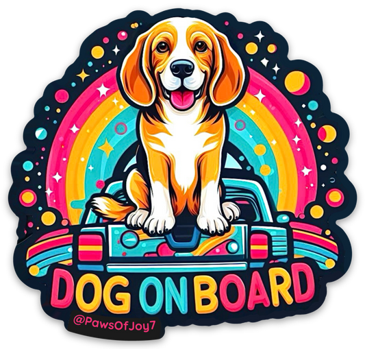 Dog On Board - Sticker